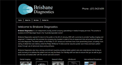Desktop Screenshot of brisbanediagnostics.com