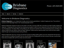 Tablet Screenshot of brisbanediagnostics.com